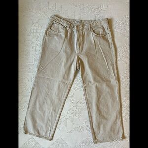 Abercrombie & Fitch Tan High Rise Jeans